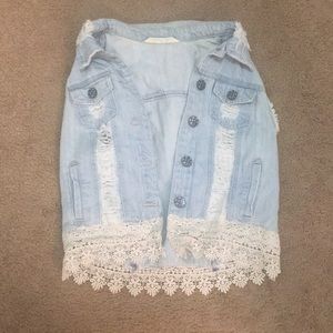 Denim vest